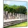 ¡Viva Mexico! Square Collection - One Thousand Mayan Columns in Chichen Itza II-Philippe Hugonnard-Mounted Photographic Print