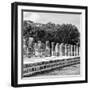 ¡Viva Mexico! Square Collection - One Thousand Mayan Columns in Chichen Itza III-Philippe Hugonnard-Framed Photographic Print