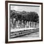 ¡Viva Mexico! Square Collection - One Thousand Mayan Columns in Chichen Itza III-Philippe Hugonnard-Framed Photographic Print