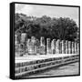 ¡Viva Mexico! Square Collection - One Thousand Mayan Columns in Chichen Itza III-Philippe Hugonnard-Framed Stretched Canvas