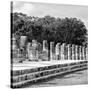 ¡Viva Mexico! Square Collection - One Thousand Mayan Columns in Chichen Itza III-Philippe Hugonnard-Stretched Canvas