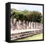 ¡Viva Mexico! Square Collection - One Thousand Mayan Columns in Chichen Itza IV-Philippe Hugonnard-Framed Stretched Canvas