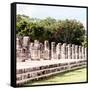 ¡Viva Mexico! Square Collection - One Thousand Mayan Columns in Chichen Itza IV-Philippe Hugonnard-Framed Stretched Canvas