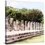 ¡Viva Mexico! Square Collection - One Thousand Mayan Columns in Chichen Itza IV-Philippe Hugonnard-Stretched Canvas