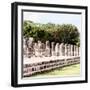 ¡Viva Mexico! Square Collection - One Thousand Mayan Columns in Chichen Itza IV-Philippe Hugonnard-Framed Photographic Print