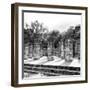 ¡Viva Mexico! Square Collection - One Thousand Mayan Columns in Chichen Itza V-Philippe Hugonnard-Framed Photographic Print