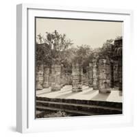 ¡Viva Mexico! Square Collection - One Thousand Mayan Columns in Chichen Itza VI-Philippe Hugonnard-Framed Photographic Print