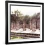 ¡Viva Mexico! Square Collection - One Thousand Mayan Columns in Chichen Itza VII-Philippe Hugonnard-Framed Photographic Print