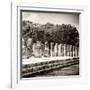 ¡Viva Mexico! Square Collection - One Thousand Mayan Columns in Chichen Itza-Philippe Hugonnard-Framed Photographic Print