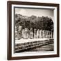 ¡Viva Mexico! Square Collection - One Thousand Mayan Columns in Chichen Itza-Philippe Hugonnard-Framed Photographic Print