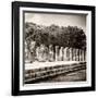 ¡Viva Mexico! Square Collection - One Thousand Mayan Columns in Chichen Itza-Philippe Hugonnard-Framed Photographic Print