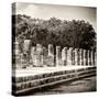 ¡Viva Mexico! Square Collection - One Thousand Mayan Columns in Chichen Itza-Philippe Hugonnard-Stretched Canvas