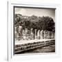 ¡Viva Mexico! Square Collection - One Thousand Mayan Columns in Chichen Itza-Philippe Hugonnard-Framed Photographic Print