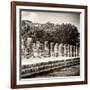 ¡Viva Mexico! Square Collection - One Thousand Mayan Columns in Chichen Itza-Philippe Hugonnard-Framed Photographic Print