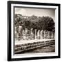 ¡Viva Mexico! Square Collection - One Thousand Mayan Columns in Chichen Itza-Philippe Hugonnard-Framed Photographic Print