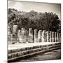 ¡Viva Mexico! Square Collection - One Thousand Mayan Columns in Chichen Itza-Philippe Hugonnard-Mounted Photographic Print