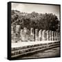 ¡Viva Mexico! Square Collection - One Thousand Mayan Columns in Chichen Itza-Philippe Hugonnard-Framed Stretched Canvas