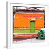 ¡Viva Mexico! Square Collection - Orange Papeleria-Philippe Hugonnard-Framed Photographic Print