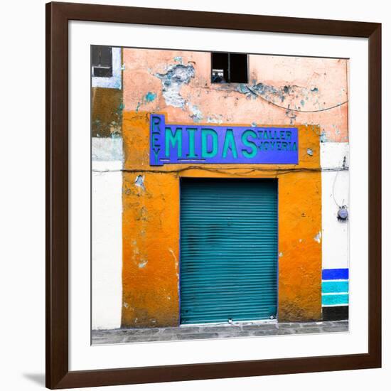 ¡Viva Mexico! Square Collection - Orange Taller-Philippe Hugonnard-Framed Photographic Print