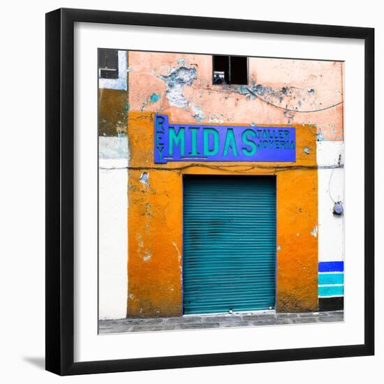 ¡Viva Mexico! Square Collection - Orange Taller-Philippe Hugonnard-Framed Photographic Print
