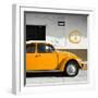 ?Viva Mexico! Square Collection - Orange VW Beetle Car & Peace Symbol-Philippe Hugonnard-Framed Premium Photographic Print