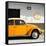 ?Viva Mexico! Square Collection - Orange VW Beetle Car & Peace Symbol-Philippe Hugonnard-Framed Stretched Canvas