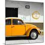 ?Viva Mexico! Square Collection - Orange VW Beetle Car & Peace Symbol-Philippe Hugonnard-Mounted Photographic Print