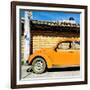 ¡Viva Mexico! Square Collection - Orange VW Beetle Car-Philippe Hugonnard-Framed Photographic Print