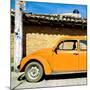 ¡Viva Mexico! Square Collection - Orange VW Beetle Car-Philippe Hugonnard-Mounted Photographic Print