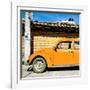 ¡Viva Mexico! Square Collection - Orange VW Beetle Car-Philippe Hugonnard-Framed Photographic Print