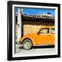 ¡Viva Mexico! Square Collection - Orange VW Beetle Car-Philippe Hugonnard-Framed Photographic Print