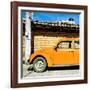 ¡Viva Mexico! Square Collection - Orange VW Beetle Car-Philippe Hugonnard-Framed Photographic Print