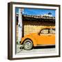 ¡Viva Mexico! Square Collection - Orange VW Beetle Car-Philippe Hugonnard-Framed Photographic Print