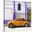 ¡Viva Mexico! Square Collection - Orange VW Beetle in San Cristobal-Philippe Hugonnard-Stretched Canvas