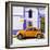 ¡Viva Mexico! Square Collection - Orange VW Beetle in San Cristobal-Philippe Hugonnard-Framed Photographic Print