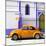¡Viva Mexico! Square Collection - Orange VW Beetle in San Cristobal-Philippe Hugonnard-Mounted Photographic Print