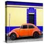 ¡Viva Mexico! Square Collection - Orange VW Beetle - San Cristobal-Philippe Hugonnard-Stretched Canvas