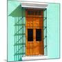 ¡Viva Mexico! Square Collection - Orange Window in Campeche-Philippe Hugonnard-Mounted Photographic Print