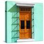 ¡Viva Mexico! Square Collection - Orange Window in Campeche-Philippe Hugonnard-Stretched Canvas