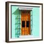 ¡Viva Mexico! Square Collection - Orange Window in Campeche-Philippe Hugonnard-Framed Photographic Print