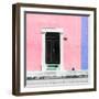 ¡Viva Mexico! Square Collection - Pale Violet and Purple Facade - Campeche-Philippe Hugonnard-Framed Photographic Print