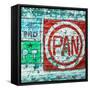 ¡Viva Mexico! Square Collection - "PAN" Street Art II-Philippe Hugonnard-Framed Stretched Canvas