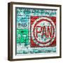 ¡Viva Mexico! Square Collection - "PAN" Street Art II-Philippe Hugonnard-Framed Photographic Print