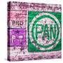 ¡Viva Mexico! Square Collection - "PAN" Street Art IV-Philippe Hugonnard-Stretched Canvas