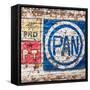 ¡Viva Mexico! Square Collection - "PAN" Street Art-Philippe Hugonnard-Framed Stretched Canvas