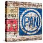 ¡Viva Mexico! Square Collection - "PAN" Street Art-Philippe Hugonnard-Stretched Canvas