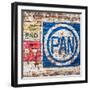 ¡Viva Mexico! Square Collection - "PAN" Street Art-Philippe Hugonnard-Framed Photographic Print