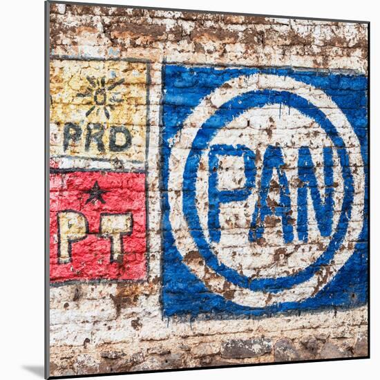 ¡Viva Mexico! Square Collection - "PAN" Street Art-Philippe Hugonnard-Mounted Photographic Print