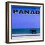 ¡Viva Mexico! Square Collection - "PANAD" Blue Street Wall-Philippe Hugonnard-Framed Photographic Print