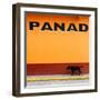 ¡Viva Mexico! Square Collection - "PANAD" Orange Street Wall-Philippe Hugonnard-Framed Photographic Print